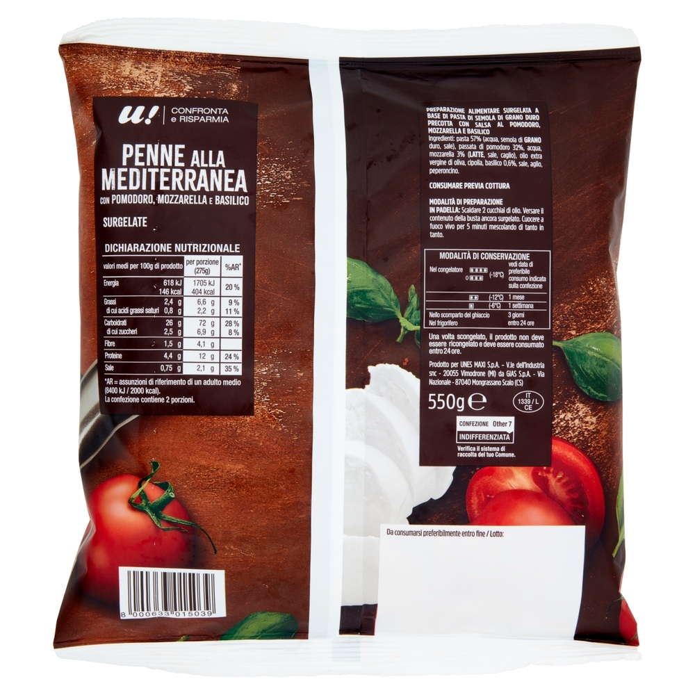 Penne alla Mediterranea U! Confronta e Riasparmia