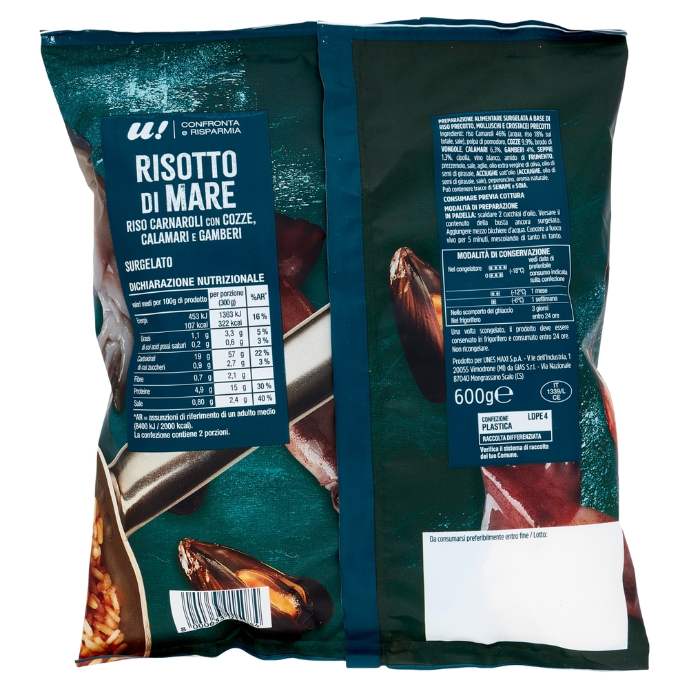 Risotto di Mare U! Confronta e Risparmia