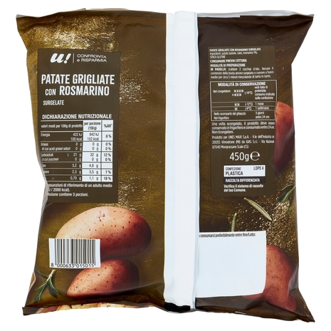 Patate Grigliate con Rosmarino U! Confronta e Risparmia