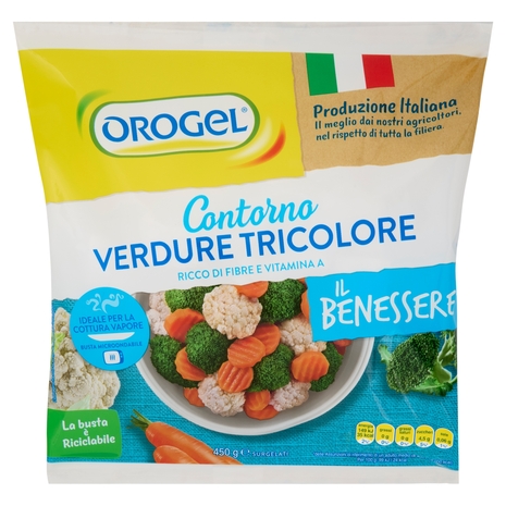 Orogel Il Benessere Contorno Verdure Tricolore Surgelati 450 g