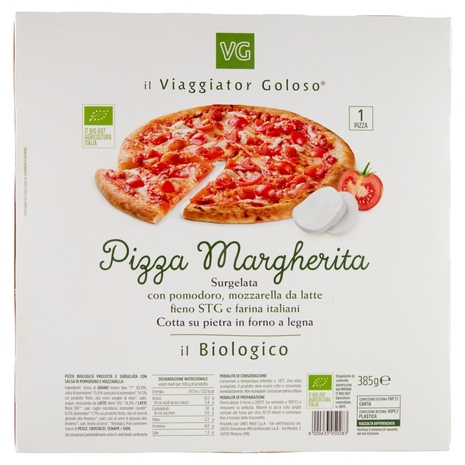 Pizza Margherita BIO, 385 g