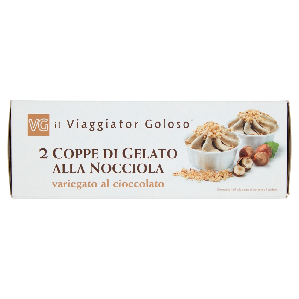 Coppe di Gelato alla Nocciola, 150 g, 2 Pezzi