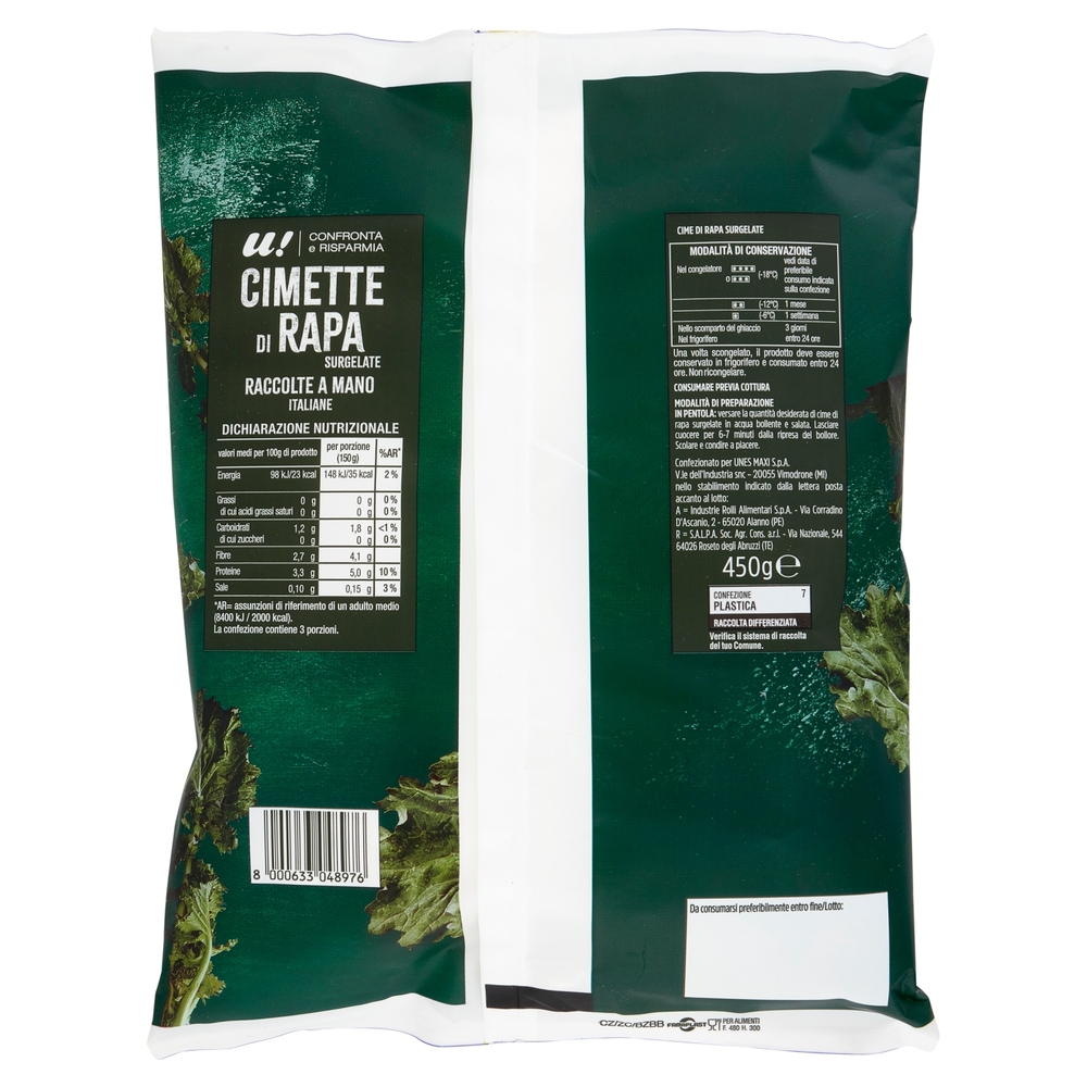Cimette di Rapa U! Confronta e Risparmia