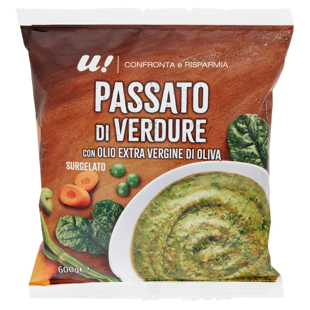 Passato di Verdure con Olio Extra Vergine di Oliva Surgelato U! Confronta e Risparmia