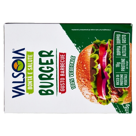 Valsoia Bontà e Salute Burger Gusto Barbecue 2 x 115 g