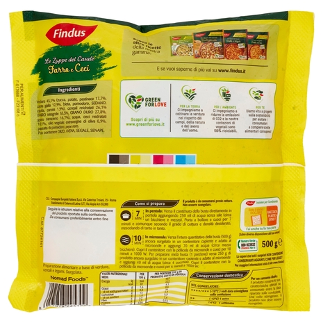 Findus Le Zuppe del Casale Farro e Ceci 500 g