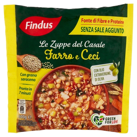 Findus Le Zuppe del Casale Farro e Ceci 500 g