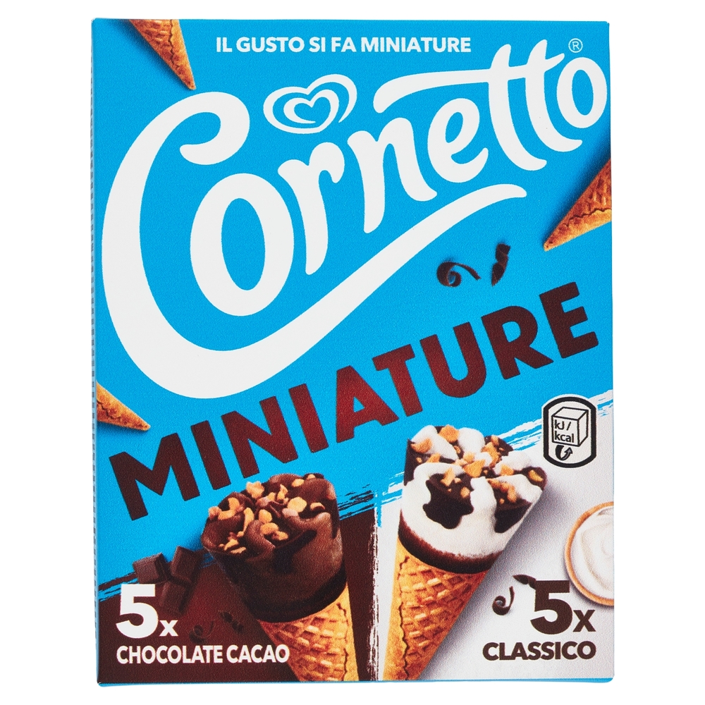 Cornetto Miniature Classico e Cioccolato, 10x19 g