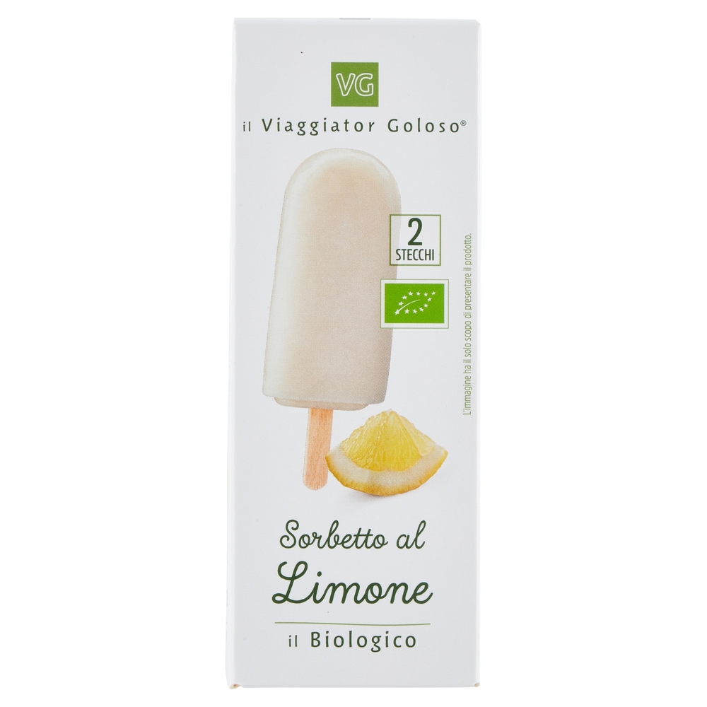 Stecco Sorbetto al Limone BIO, 140 g, 2 Pezzi