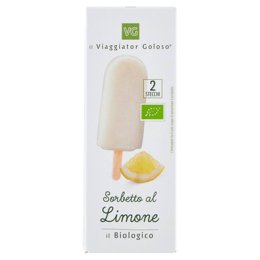 2 Stecchi Sorbetto al Limone BIO Il Viaggiator Goloso