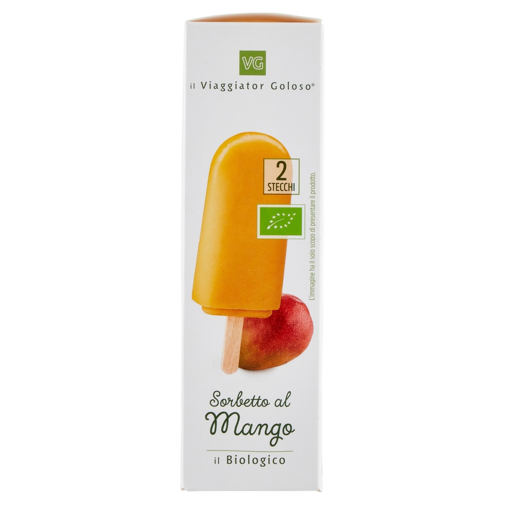 2 Stecchi Sorbetto al Mango BIO Il Viaggiator Goloso