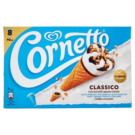 Cornetto Classico, 8x480 g