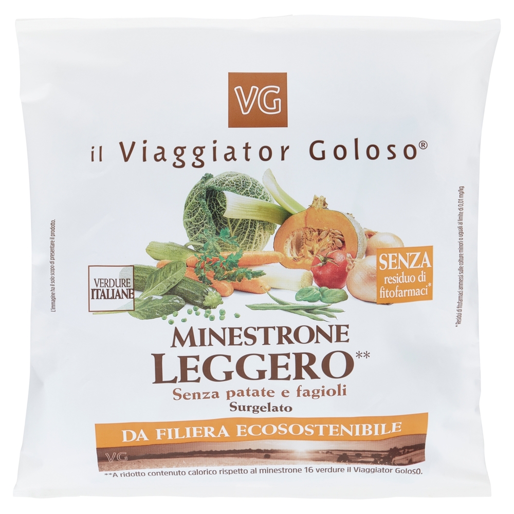 Minestrone Leggero da Filiera Ecosostenibile Il Viaggiator Goloso