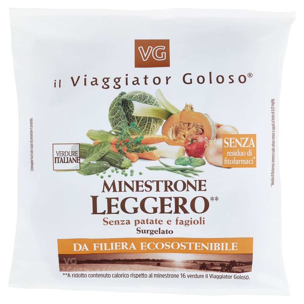 Minestrone Leggero da Filiera Ecosostenibile Il Viaggiator Goloso