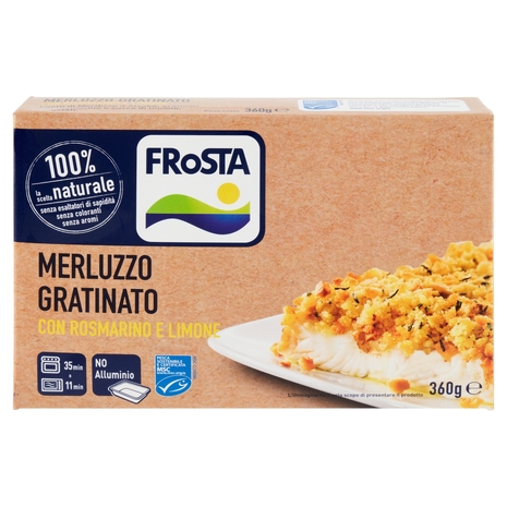 Frosta Merluzzo Gratinato con Rosmarino e Limone 360 g