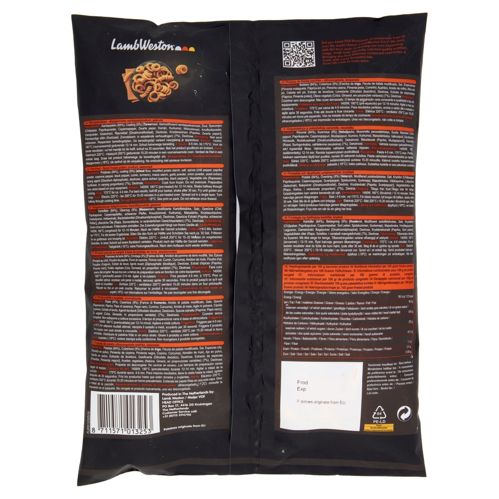 Lamb Weston Twister Fries Seasoned 600 g