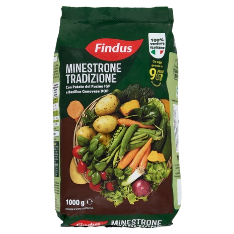 Findus Minestrone Tradizione - con Verdure IGP e DOP 1000 g