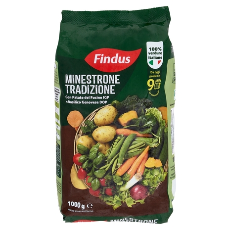 Findus Minestrone Tradizione - con Verdure IGP e DOP 1000 g