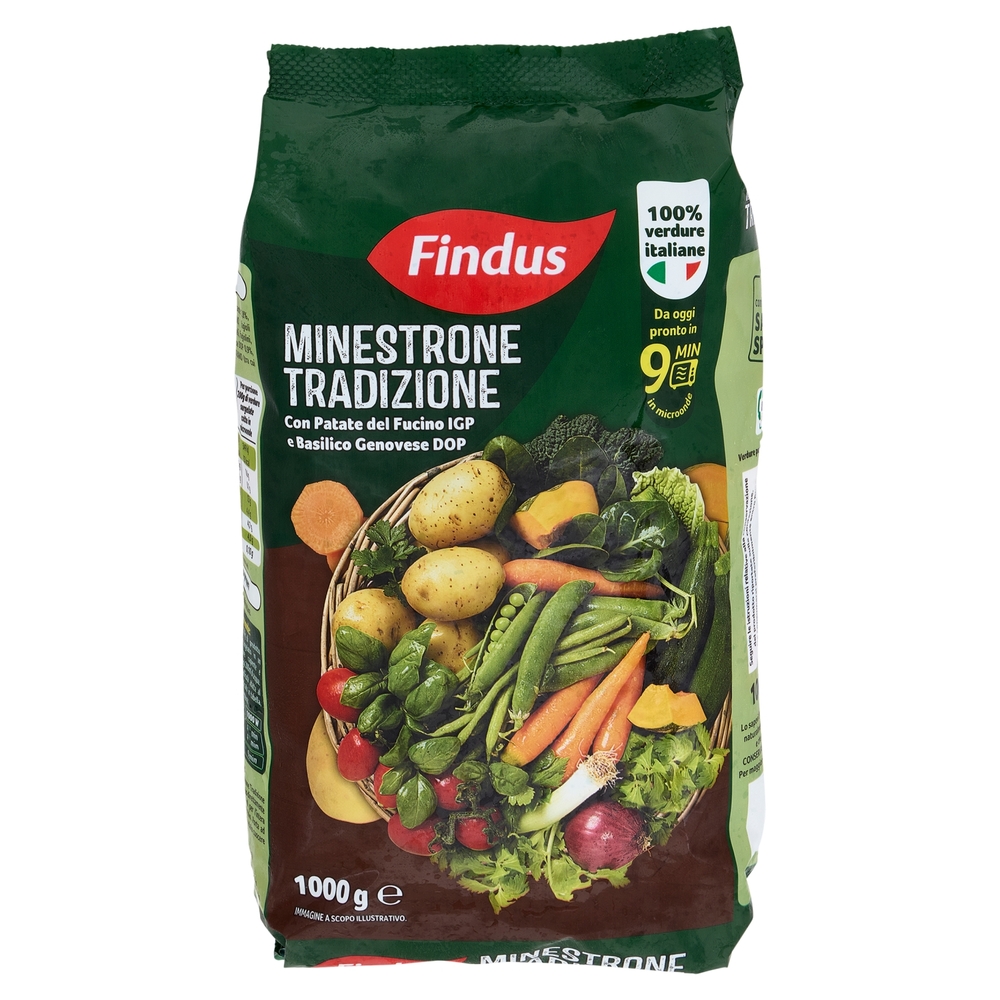 Findus Minestrone Tradizione - con Verdure IGP e DOP 1000 g