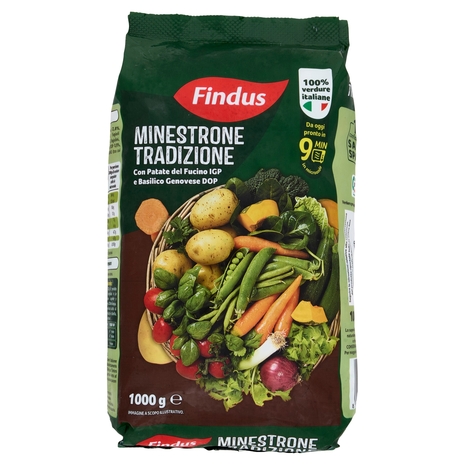 Findus Minestrone Tradizione - con Verdure IGP e DOP 1000 g