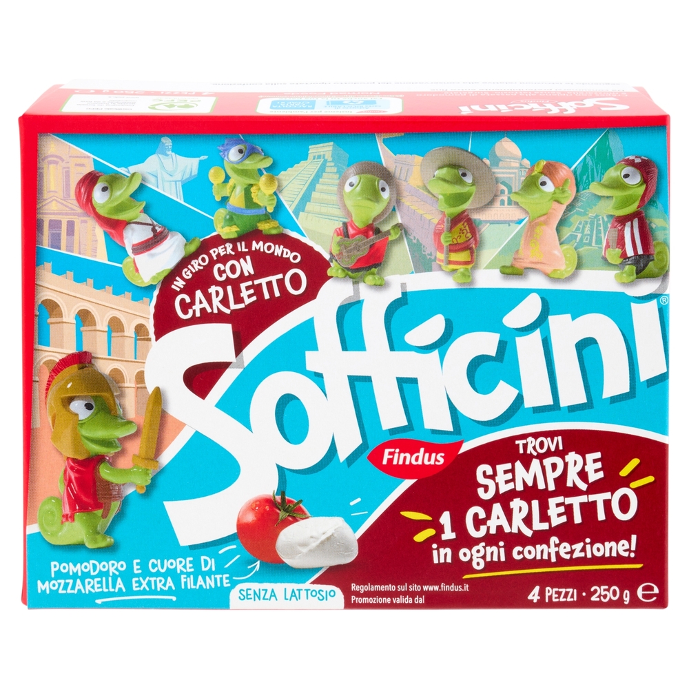 Sofficini Findus 4 Sofficini Pomodoro più Mozzarella Senza Lattosio 250 g
