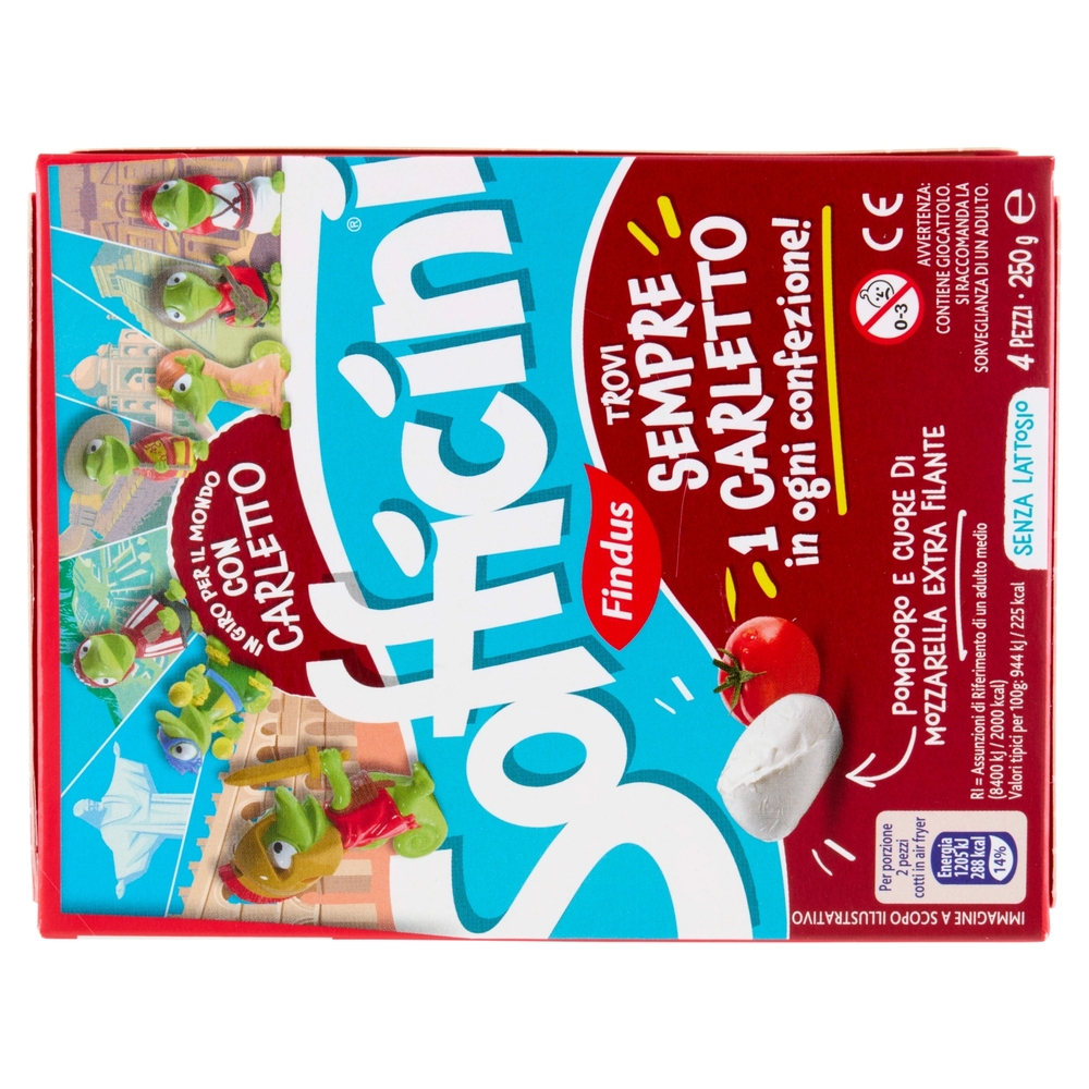 Sofficini Findus 4 Sofficini Pomodoro più Mozzarella Senza Lattosio 250 g
