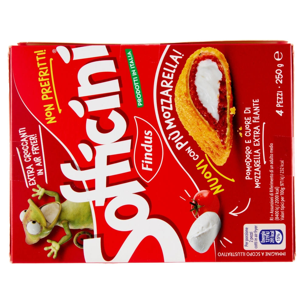 Sofficini Findus 4 Sofficini Pomodoro più Mozzarella 250 g