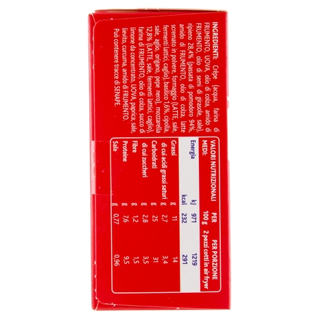 Sofficini Findus 4 Sofficini Pomodoro più Mozzarella 250 g