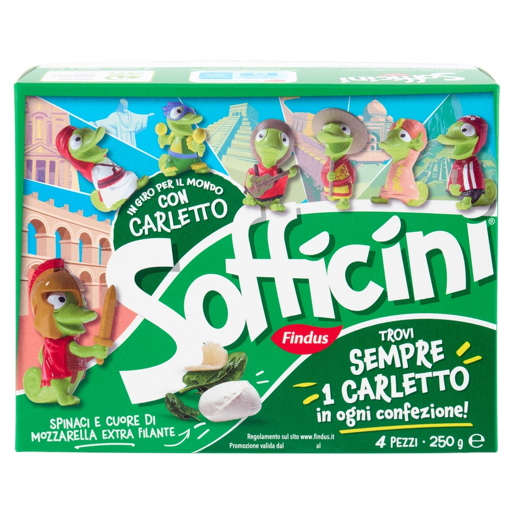 Sofficini Findus 4 Sofficini Spinaci Più Mozzarella 250 g