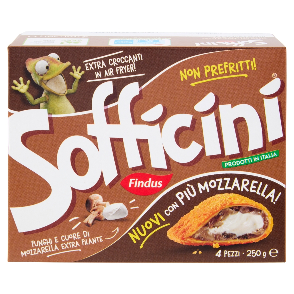 Sofficini Findus 4 Sofficini Funghi Più Mozzarella 250 g