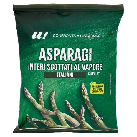Asparagi Interi Scottati al Vapore U! Confronta e Risparmia