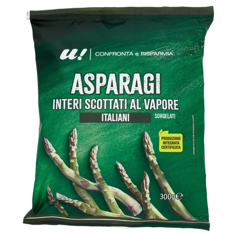 Asparagi Interi Scottati al Vapore U! Confronta e Risparmia