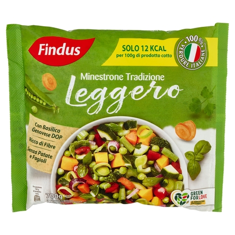 Findus Minestrone Tradizione Leggero - con Verdure IGP e DOP 700 g