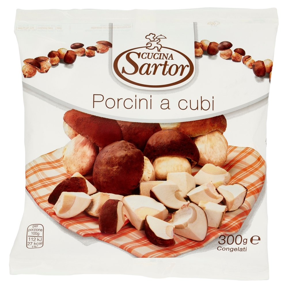 Cucina Sartor Porcini a cubi Congelati 300 g
