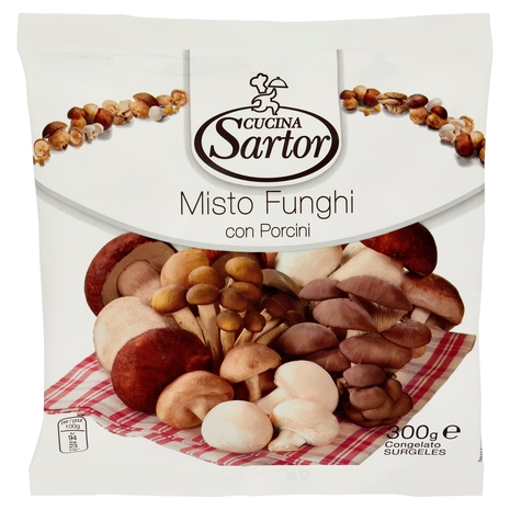 Cucina Sartor Misto Funghi con Porcini Congelato 300 g