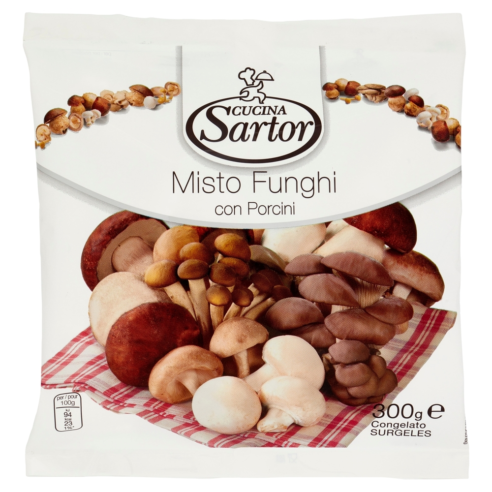 Cucina Sartor Misto Funghi con Porcini Congelato 300 g