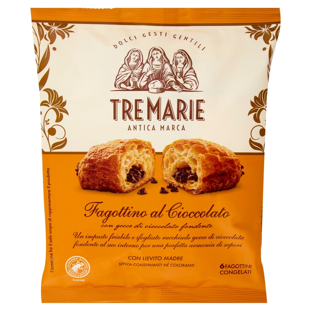 Tre Marie Fagottino al Cioccolato 6 x 65 g