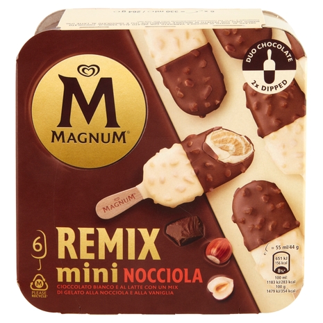 Magnum Remix mini Nocciola 6 x 44 g