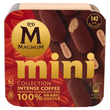 Magnum mini Collection Intense Coffee 6 x 44 g