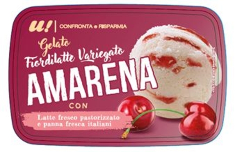 Gelato Variegato all'Amarena, 500 g