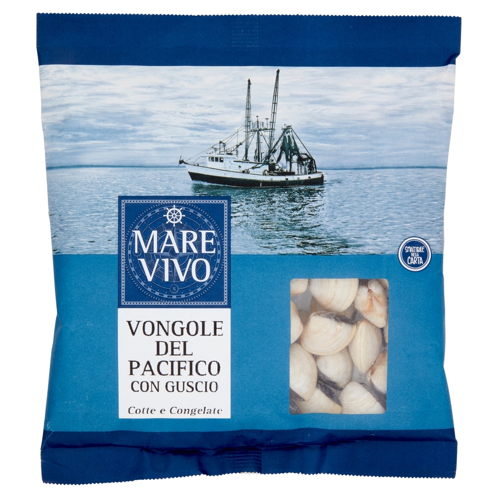 Vongole del Pacifico con Guscio, 500 g