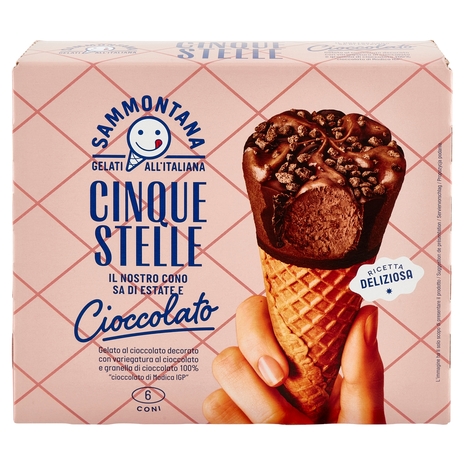 Cono Gelato al Cioccolato, 6x360 g