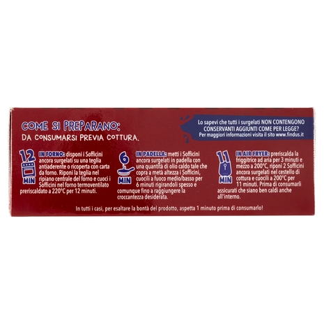 Sofficini Findus 4 Sofficini Diavola con Salamino Leggermente Piccante e cuore di Mozzarella 250 g
