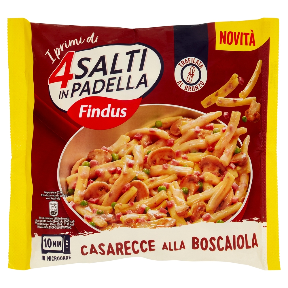 4 Salti in Padella Findus Casarecce alla Boscaiola 550 g