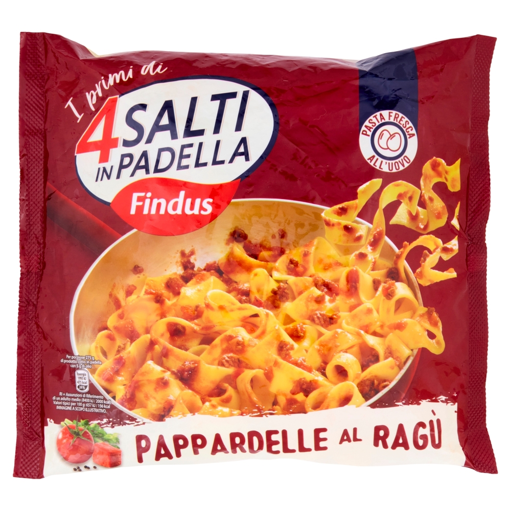 4 Salti in Padella Findus Pappardelle al Ragù 550 g