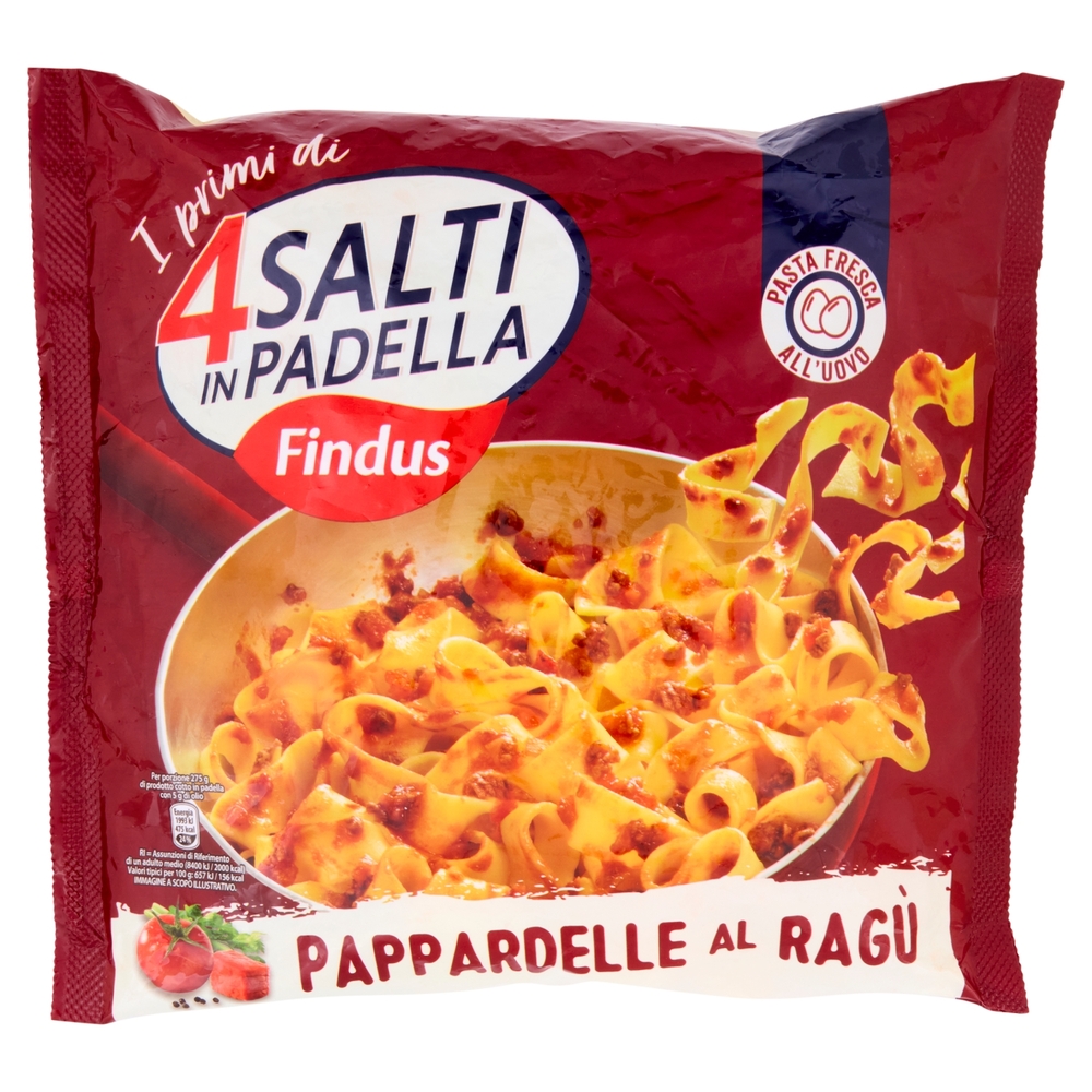 4 Salti in Padella Findus Pappardelle al Ragù 550 g