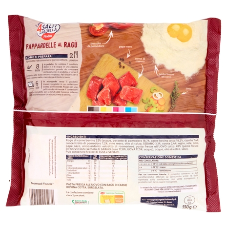 4 Salti in Padella Findus Pappardelle al Ragù 550 g