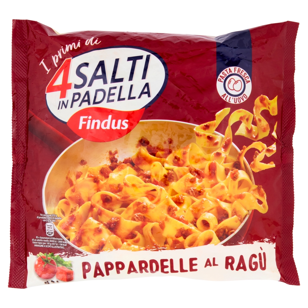 4 Salti in Padella Findus Pappardelle al Ragù 550 g