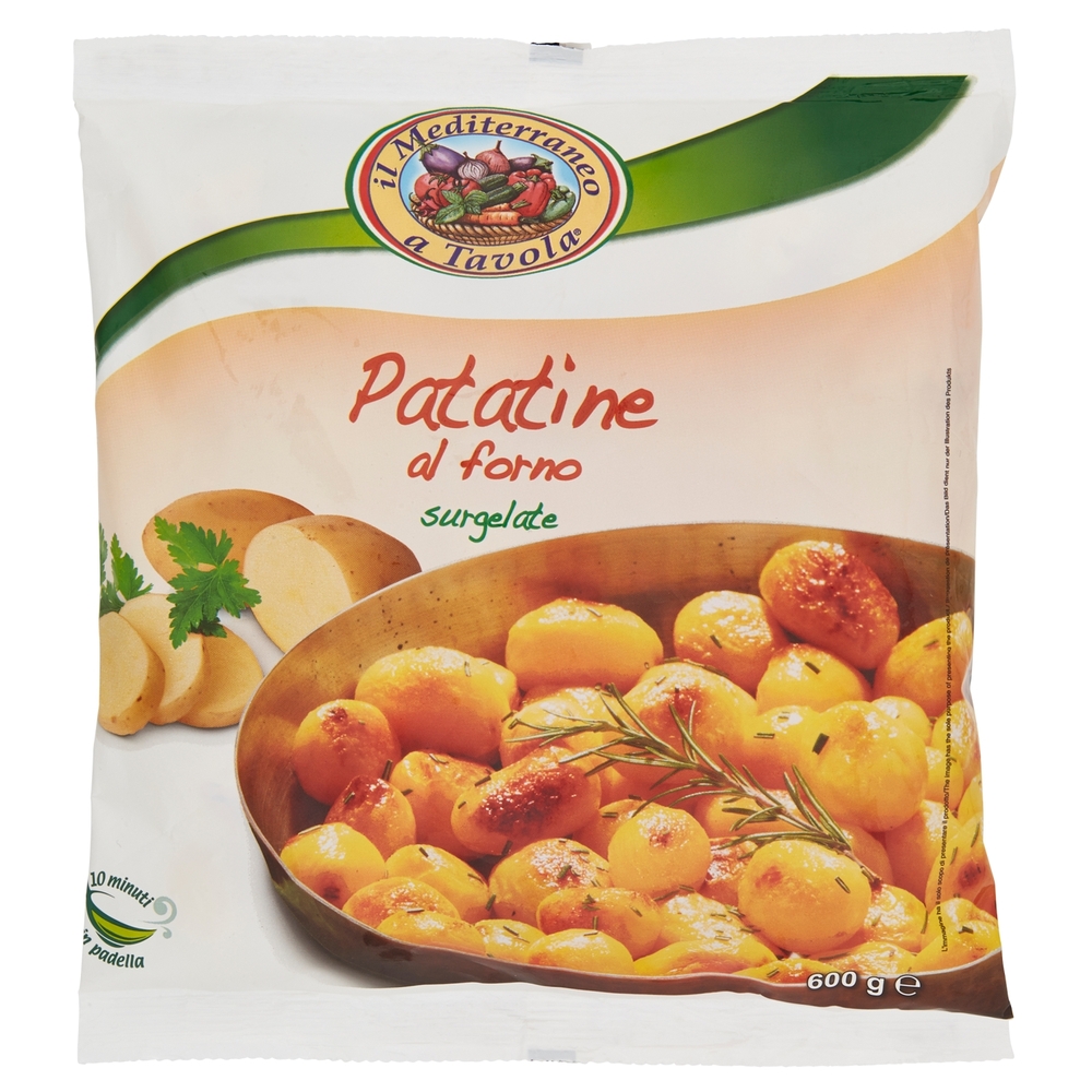 Il Mediterraneo a Tavola Patatine al forno surgelate 600 g