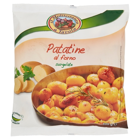 Il Mediterraneo a Tavola Patatine al forno surgelate 600 g